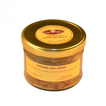 Canard aux cèpes